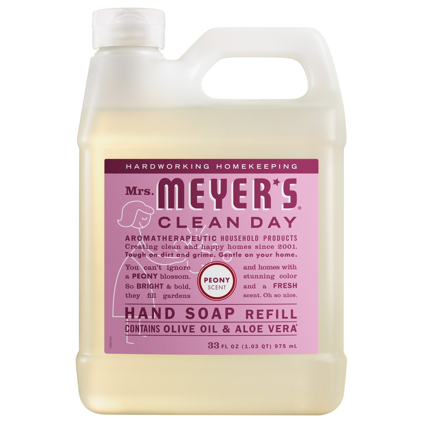 Mrs. Meyer's Clean Day Peony Liquid Hand Soap Refill Pouch