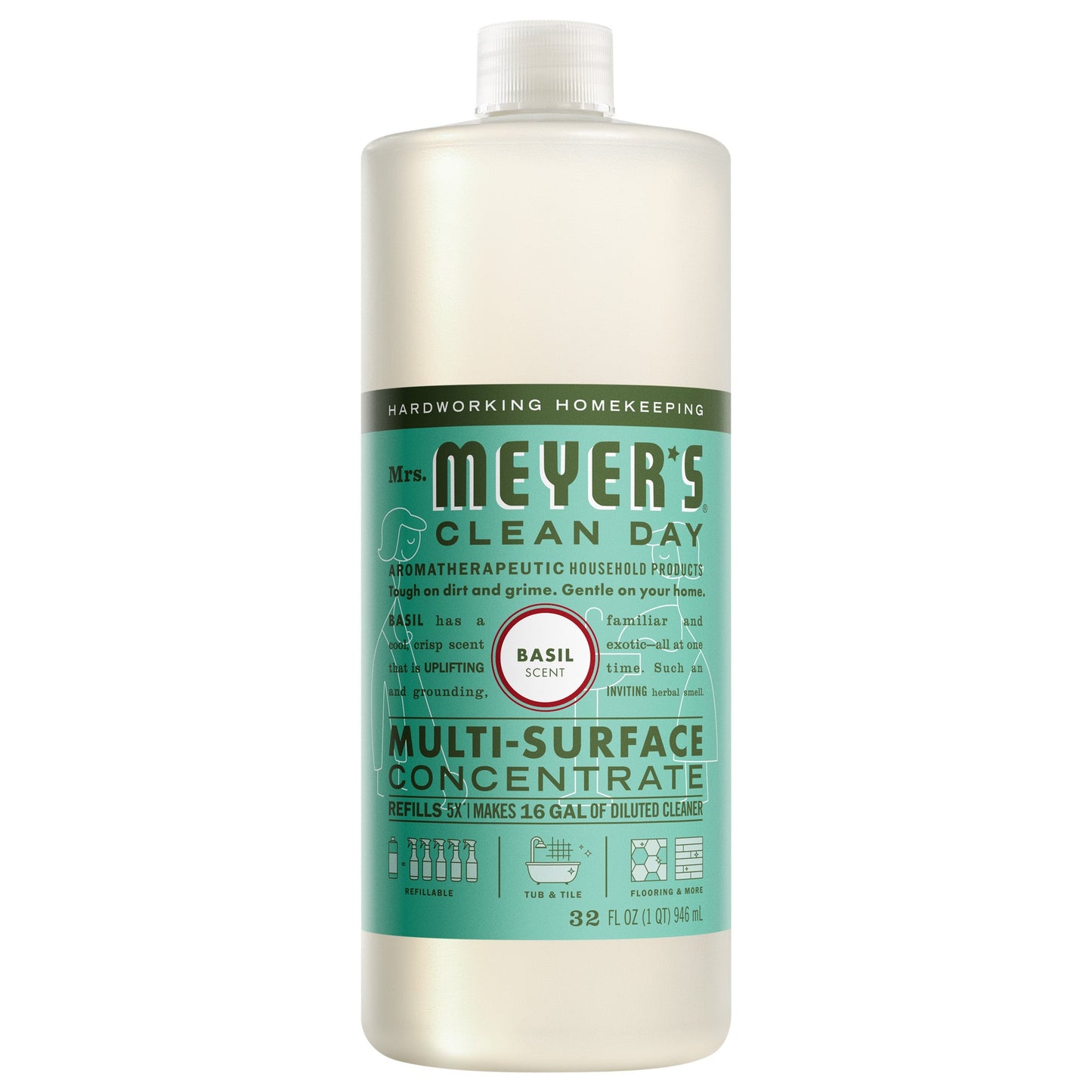 Mrs. Meyer's Clean Day Basil Multi-Surface Concentrate Home Care