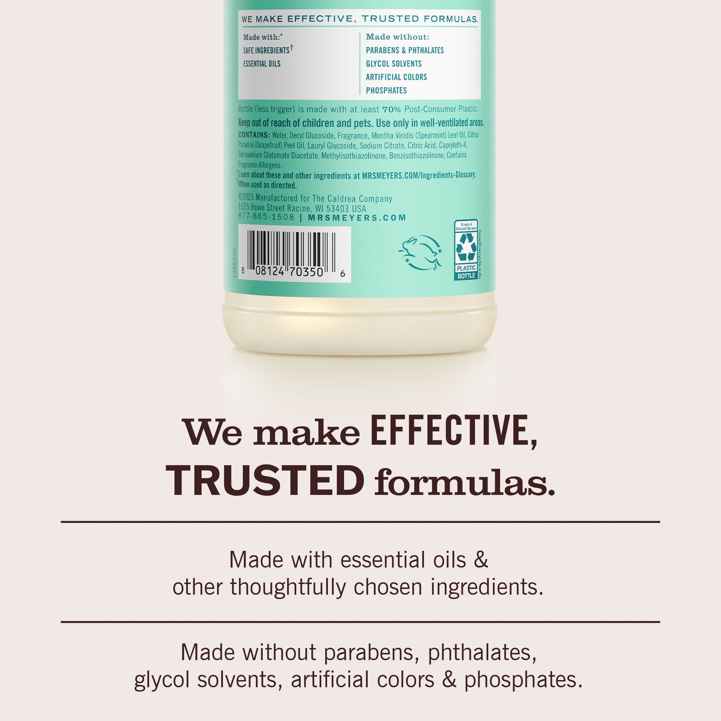 Mrs. Meyer's Clean Day Mint Multi-Surface Cleaning Spray