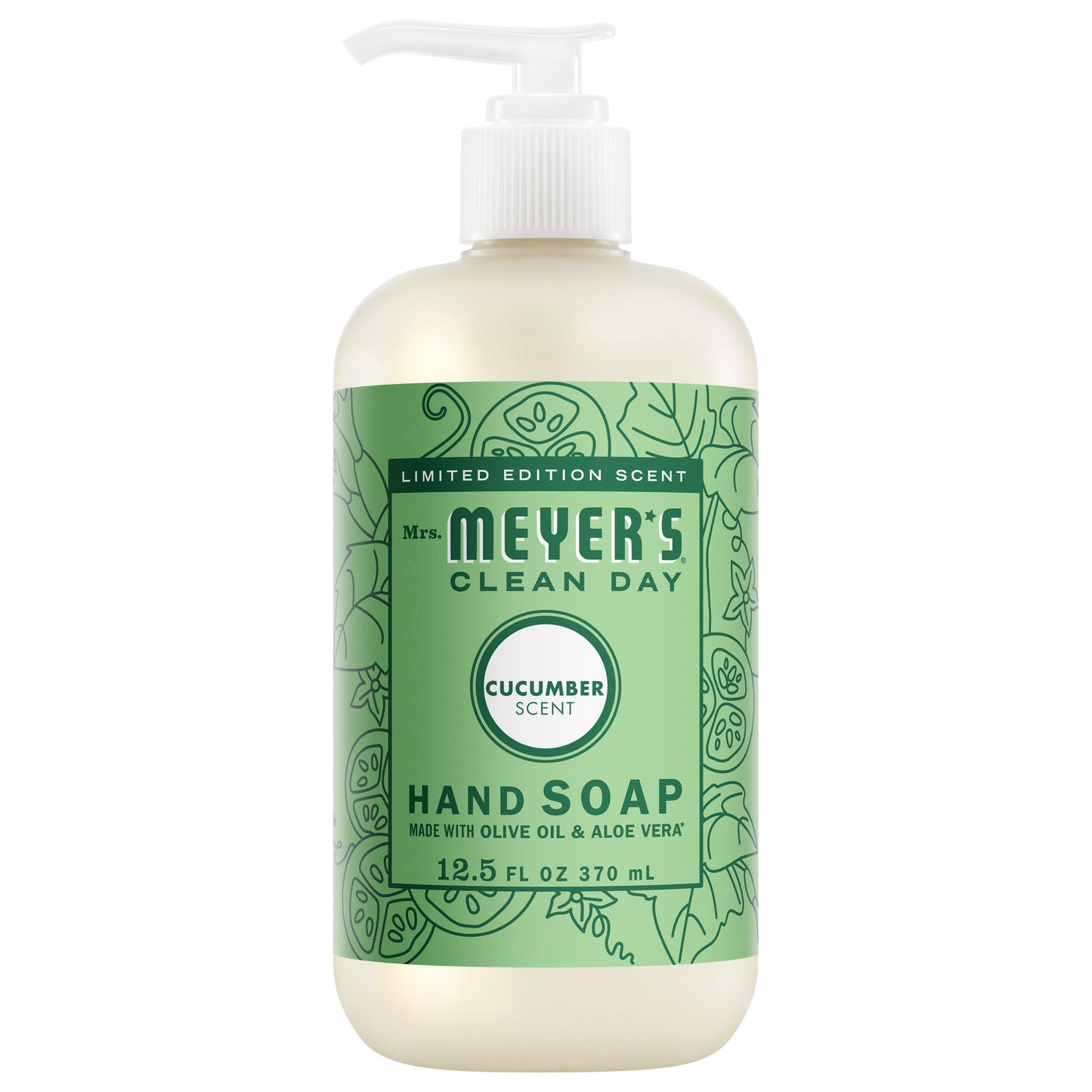 Mrs. Meyer's Clean Day Cucumber Liquid Hand Soap Home Essential