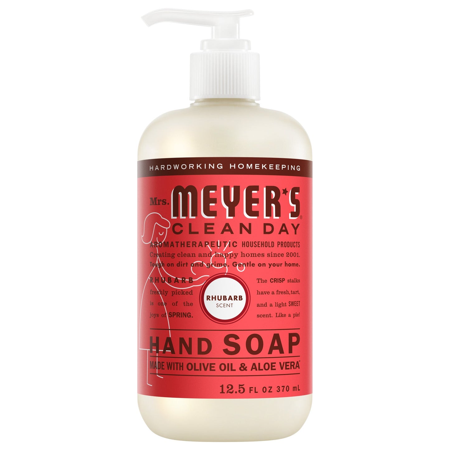 Mrs. Meyer's Clean Day Rhubarb Liquid Hand Soap Home Essential