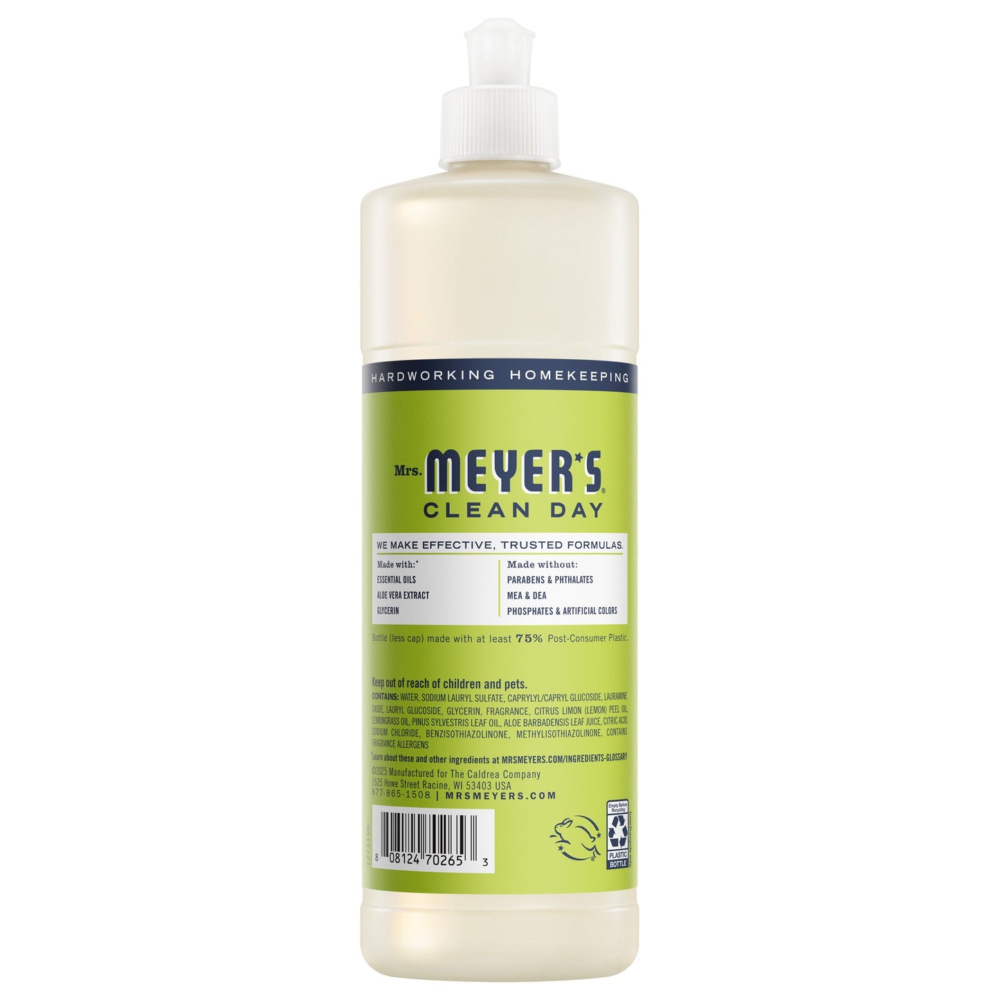 Mrs. Meyer's Clean Day Lemon Verbena Dishwashing Liquid