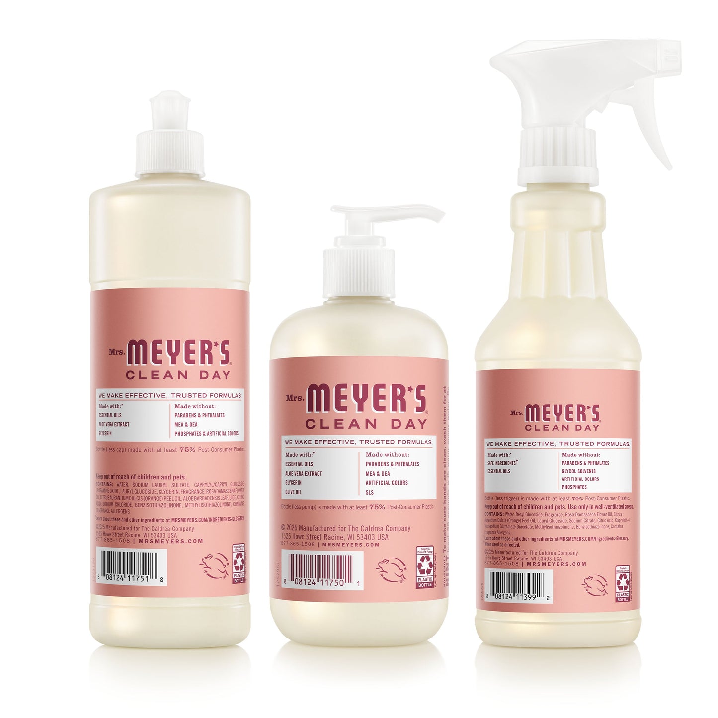 Mrs. Meyer's Clean Day Rose Kitchen Basics Starter Set