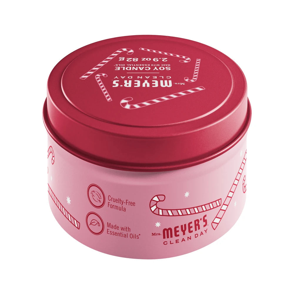 Mrs. Meyer's Clean Day Peppermint Scented Tin Candle