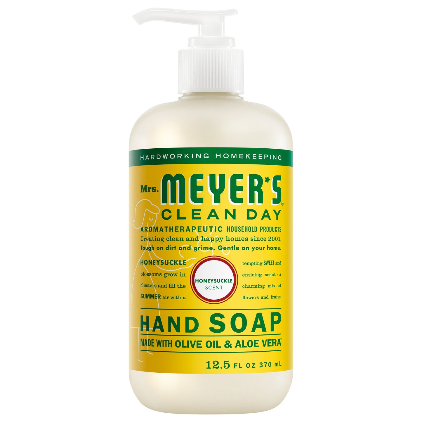 Mrs. Meyer's Clean Day Honeysuckle Liquid Hand Soap Home Essential