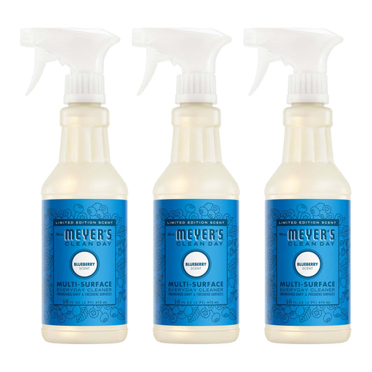 Mrs. Meyer's Clean Day Blueberry Multi-Surface Cleaner Bundle, 3-Count