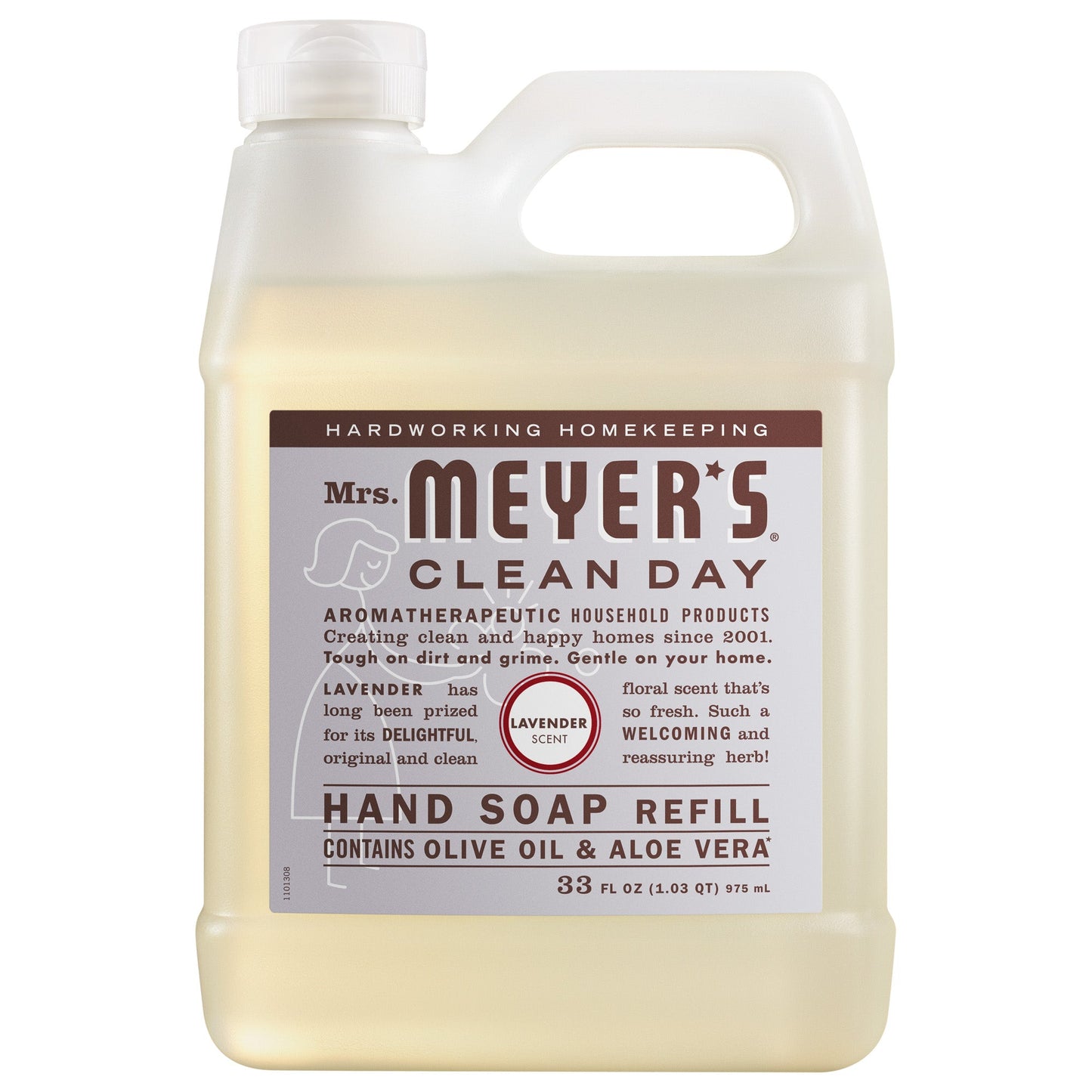 Mrs. Meyer's Clean Day Lavender Liquid Hand Soap Refill Pouch