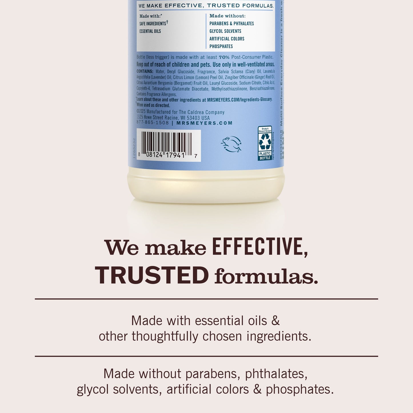 Mrs. Meyer's Clean Day Bluebell Multi-Surface Cleaning Spray