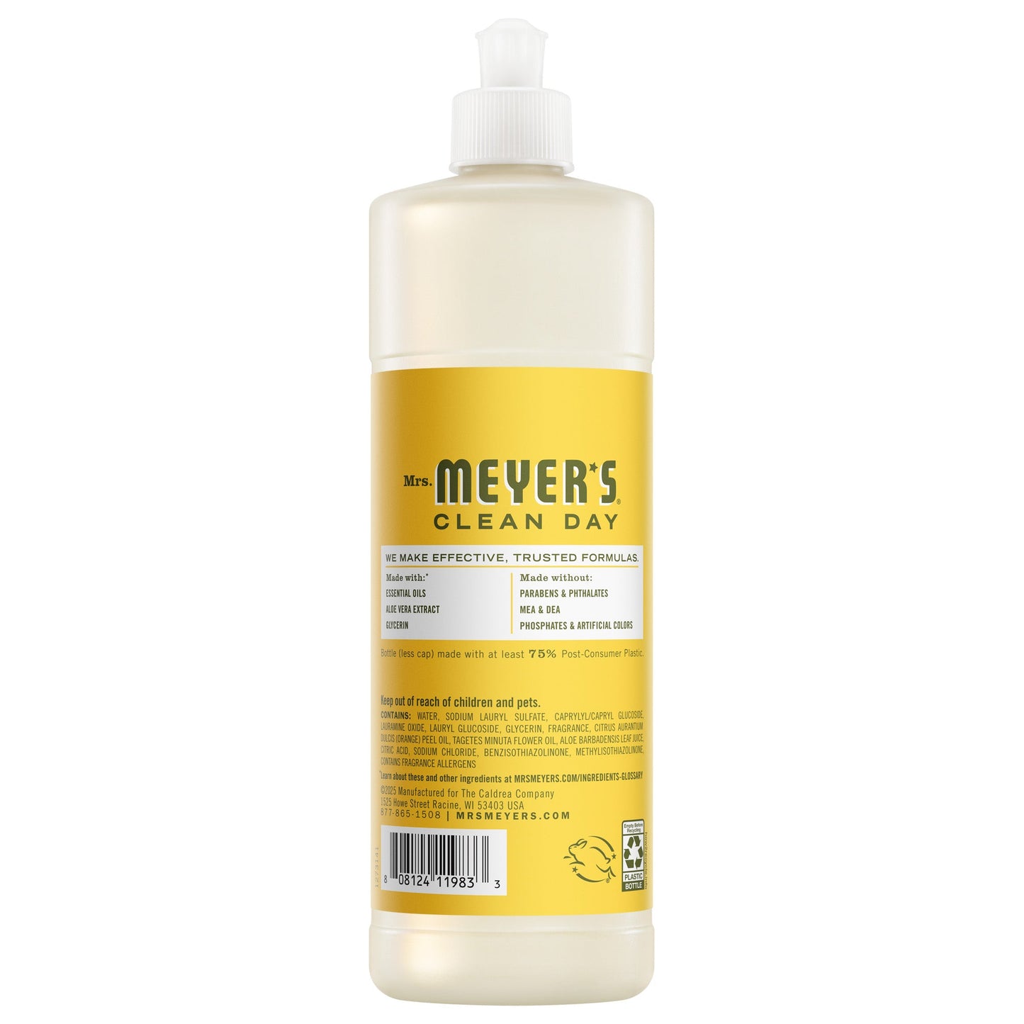 Mrs. Meyer's Clean Day Dandelion Dish Soap Bundle, 3-Count