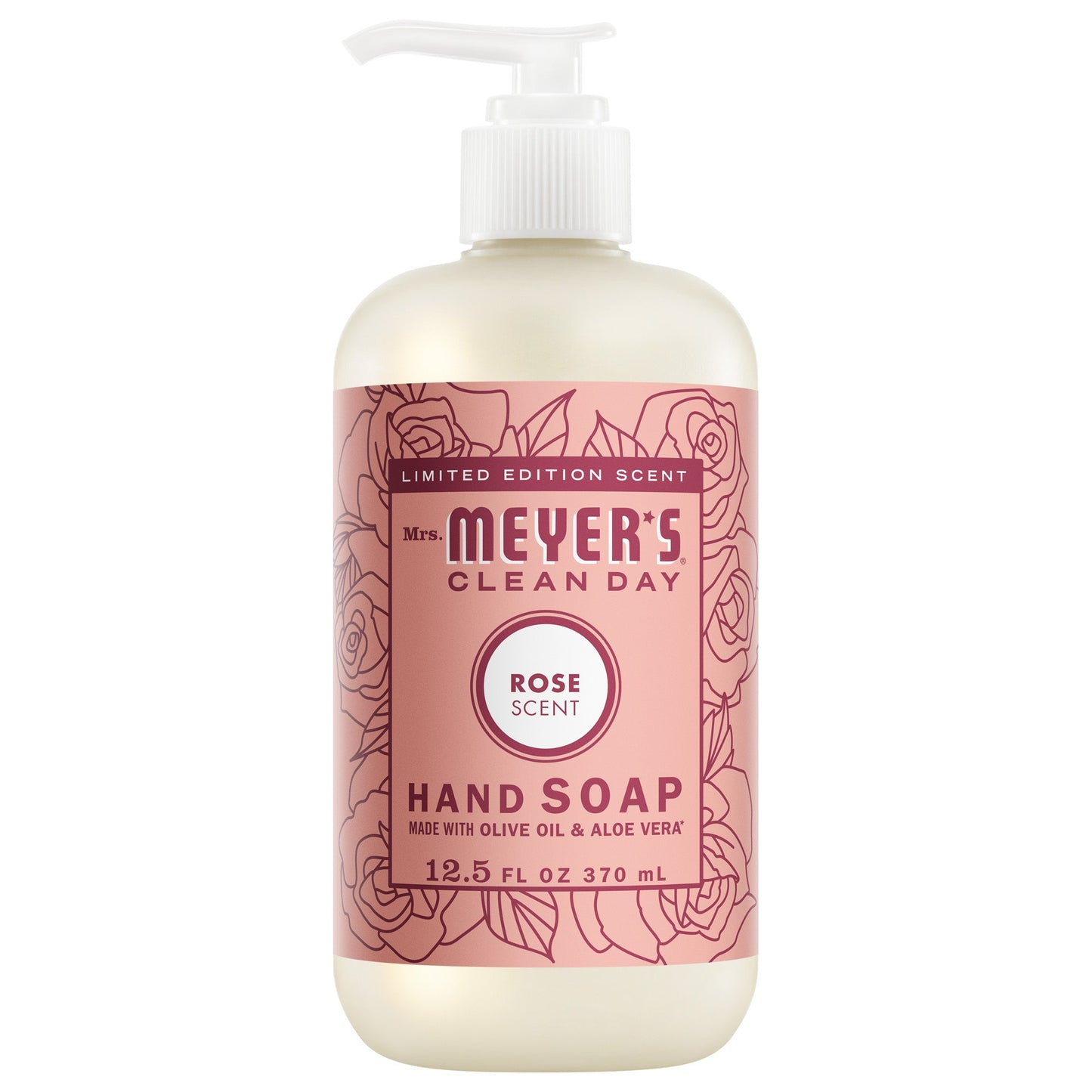 Mrs. Meyer's Clean Day Rose Liquid Hand Soap Home Essential