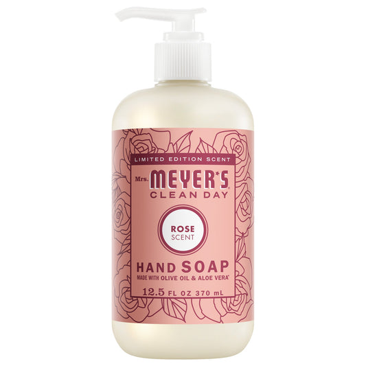 Mrs. Meyer's Clean Day Rose Liquid Hand Soap Home Essential