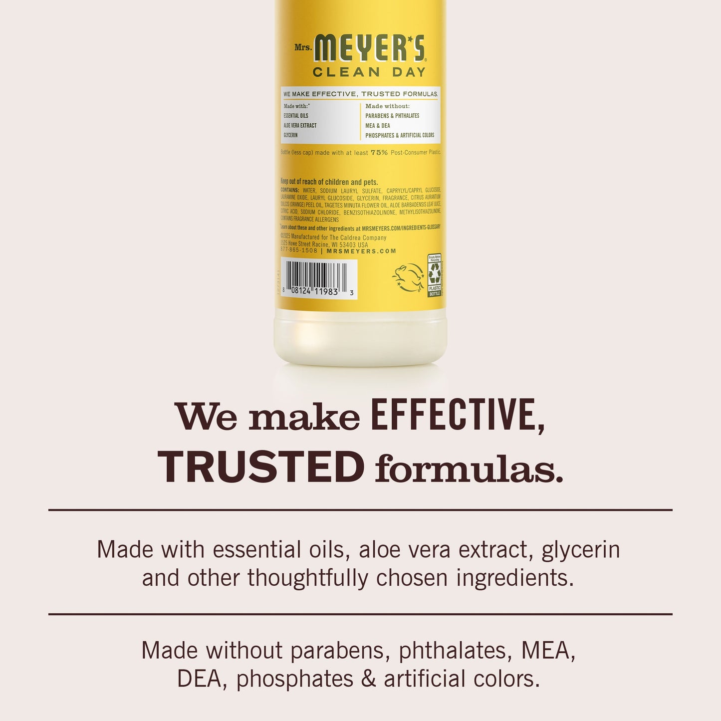 Mrs. Meyer's Clean Day Dandelion Dishwashing Liquid