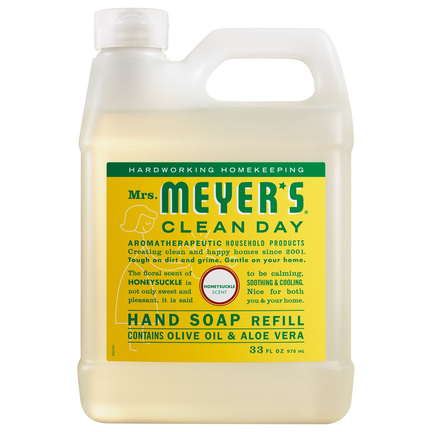 Mrs. Meyer's Clean Day Honeysuckle Liquid Hand Soap Refill Pouch