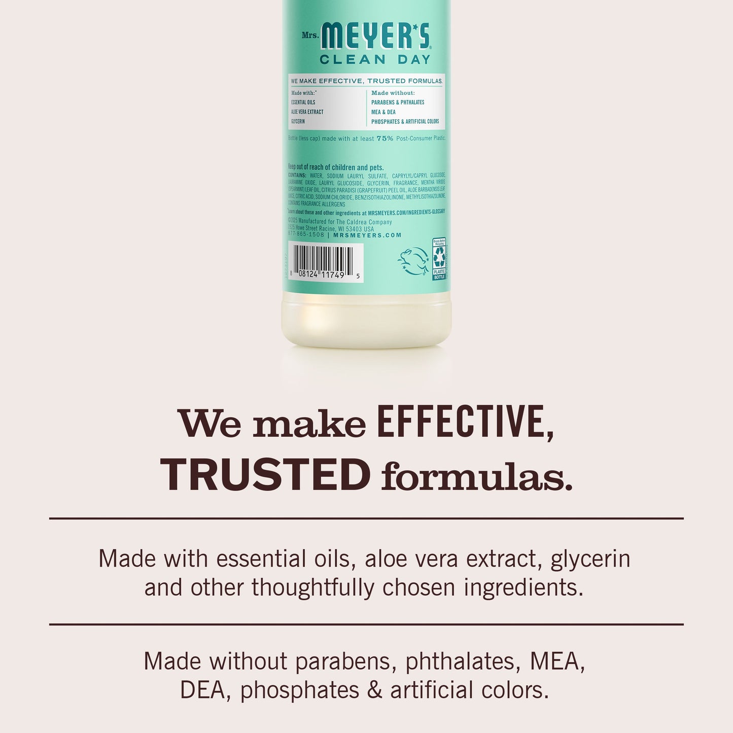 Mrs. Meyer's Clean Day Mint Dishwashing Liquid