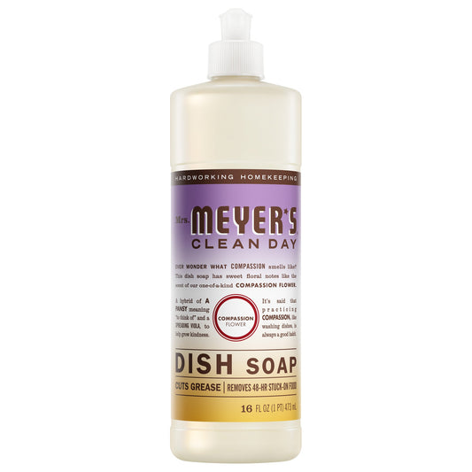 Mrs. Meyer's Clean Day Compassion Flower Dishwashing Liquid