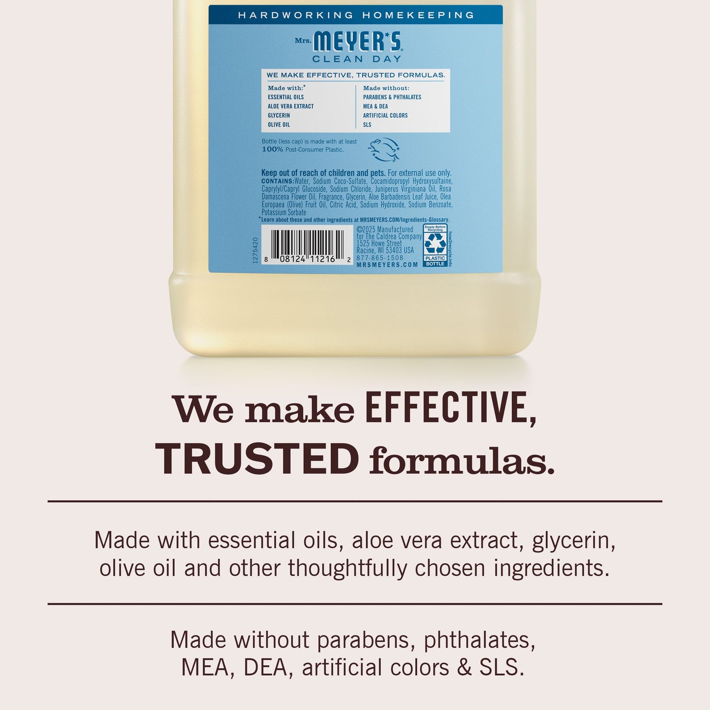 Mrs. Meyer's Clean Day Rain Water Liquid Hand Soap Refill Pouch
