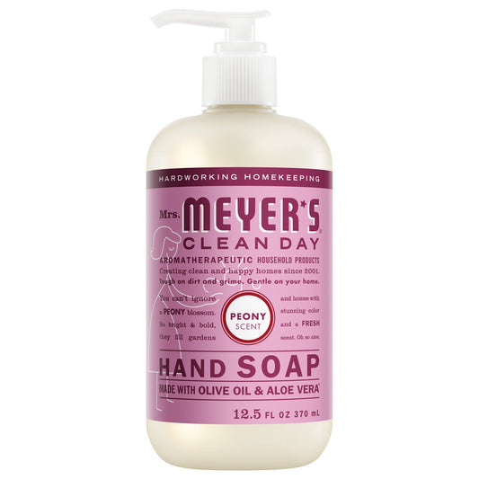 Mrs. Meyer's Clean Day Peony Liquid Hand Soap Home Essential