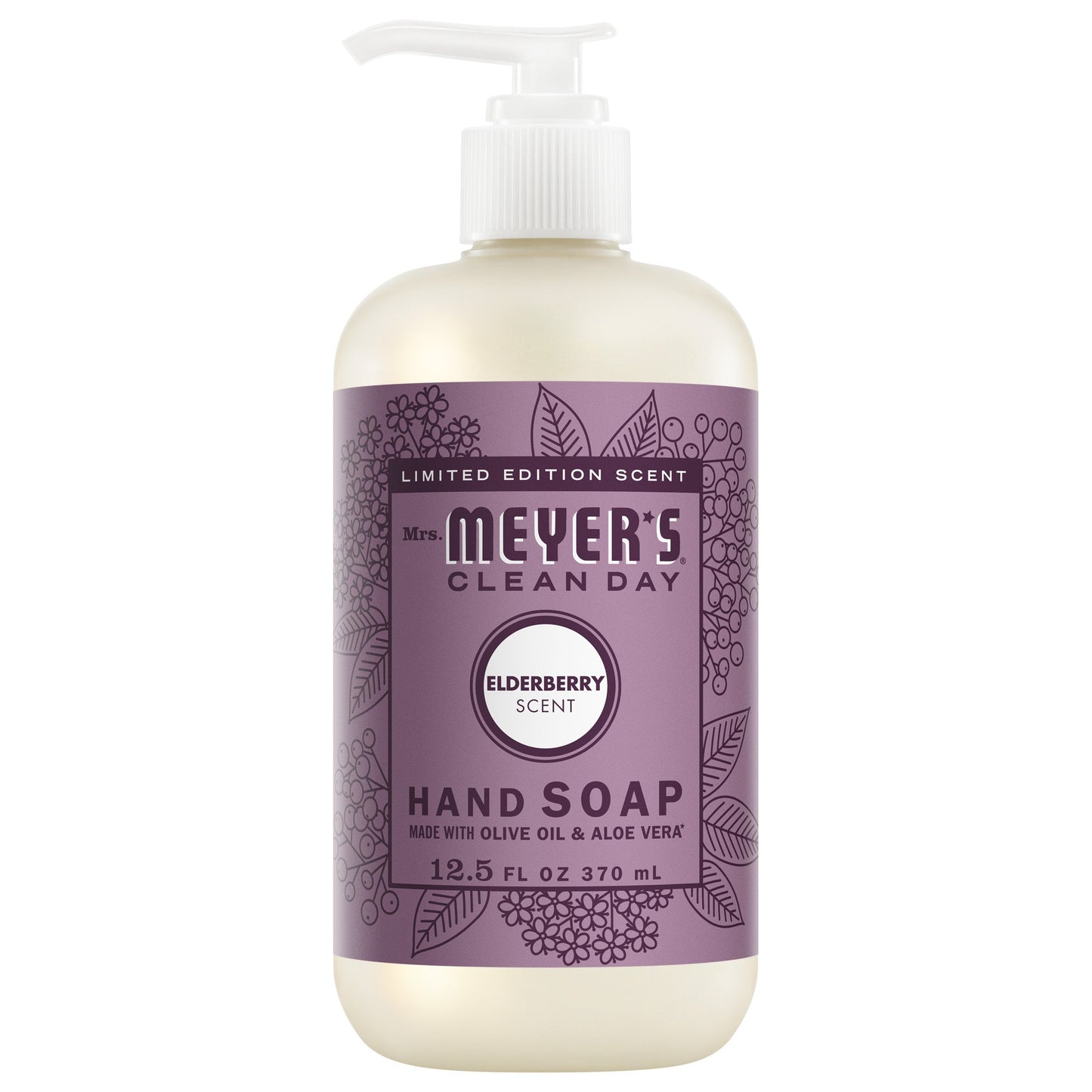 Mrs. Meyer's Clean Day Elderberry Liquid Hand Soap Home Essential