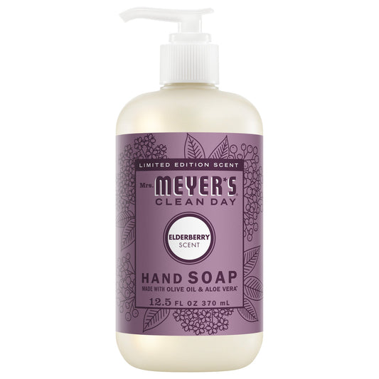 Mrs. Meyer's Clean Day Elderberry Liquid Hand Soap Home Essential