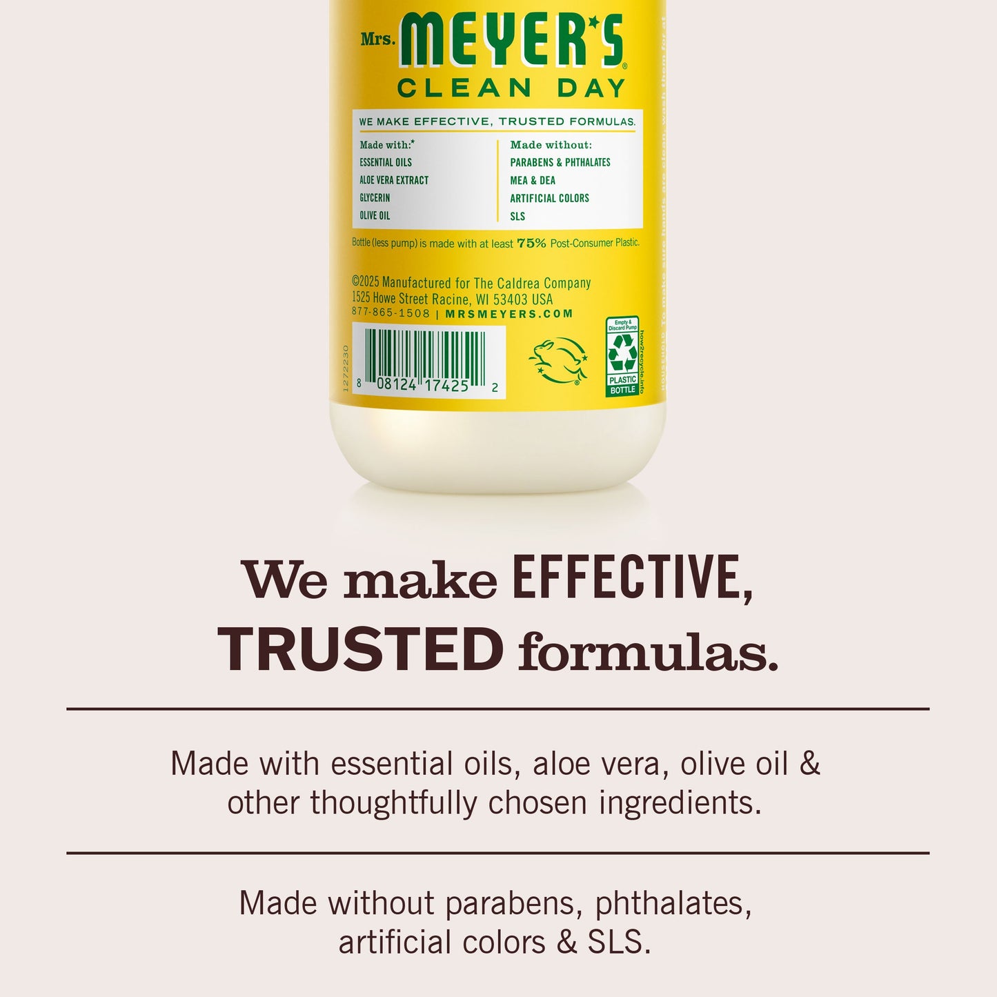 Mrs. Meyer's Clean Day Honeysuckle Liquid Hand Soap Home Essential