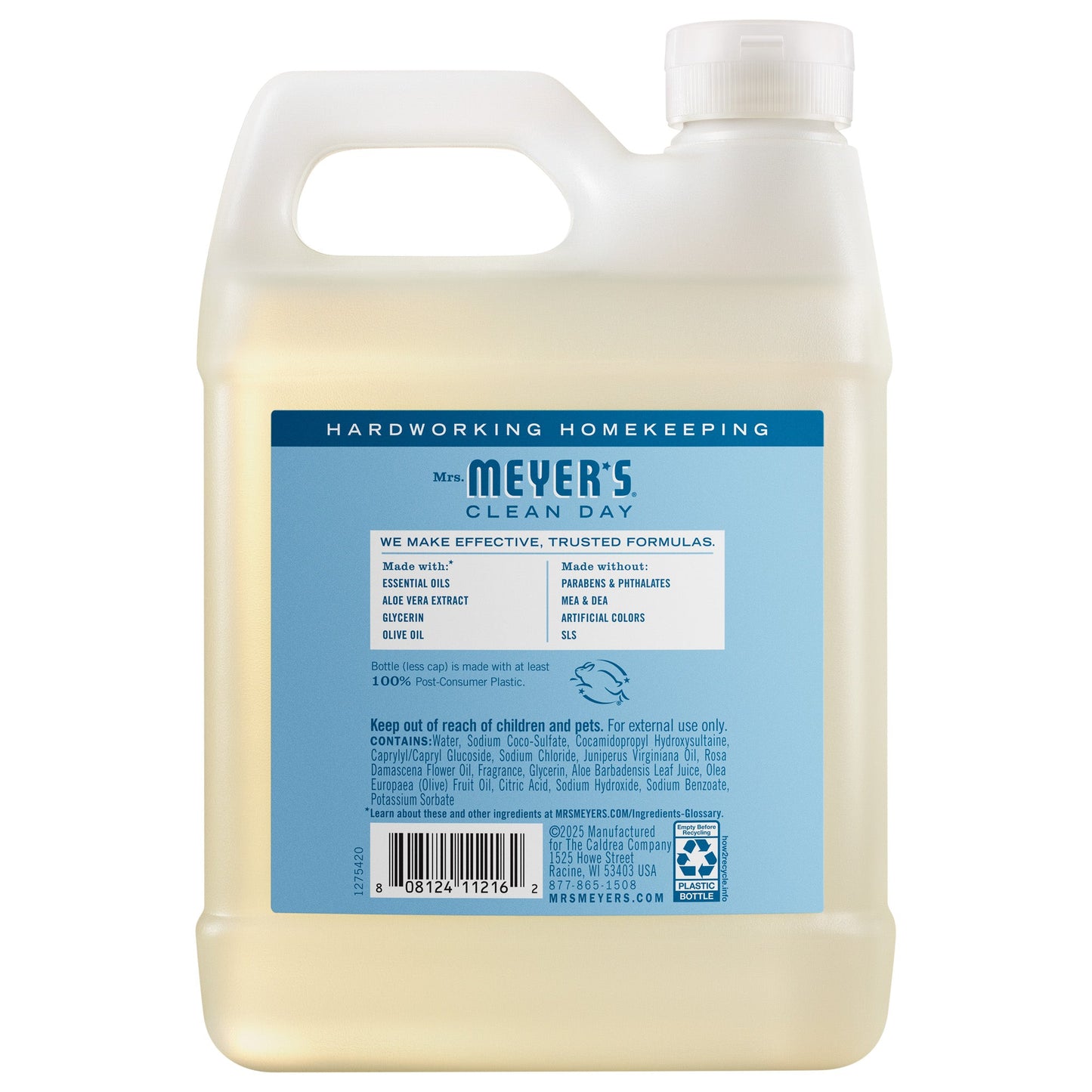 Mrs. Meyer's Clean Day Rain Water Liquid Hand Soap Refill Pouch