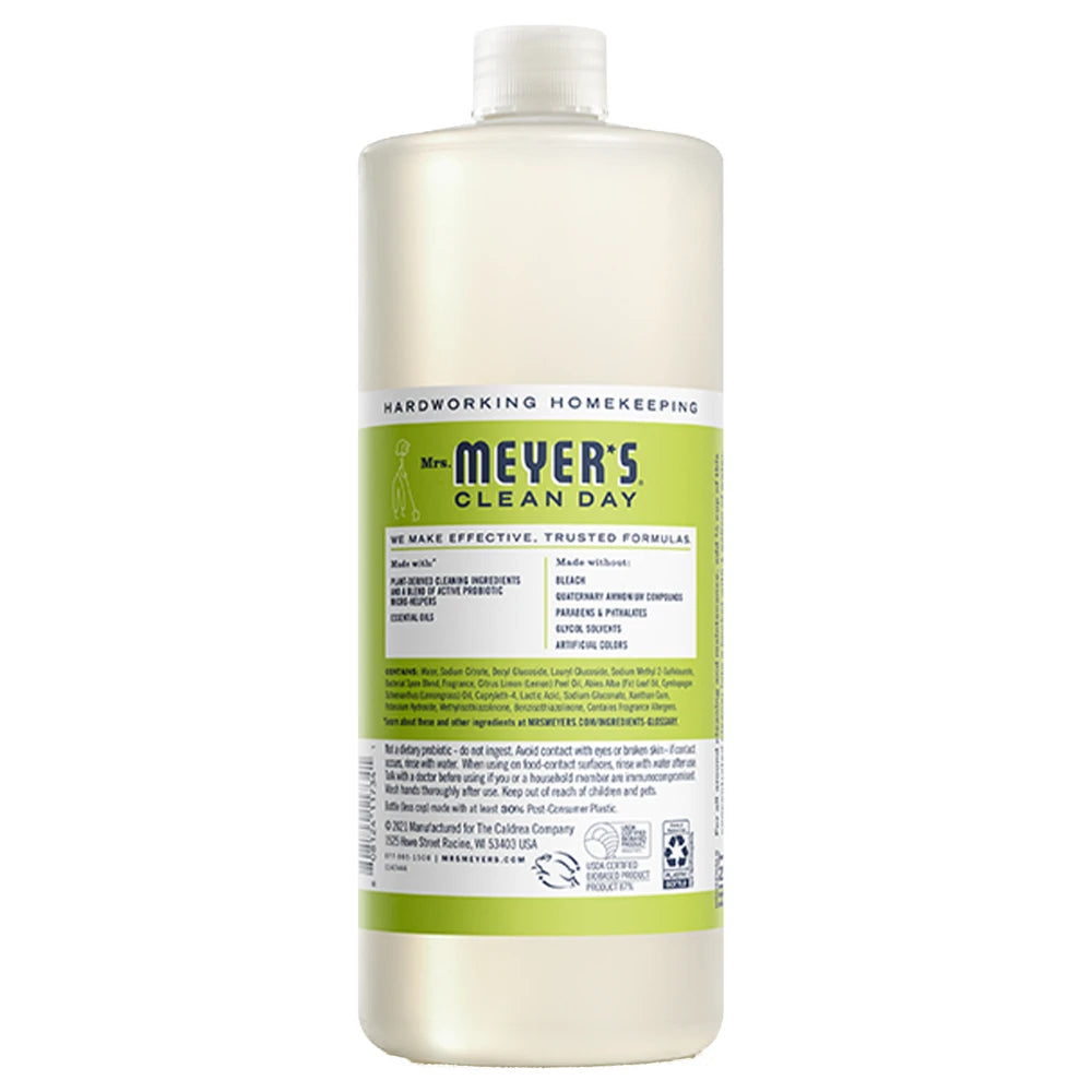 Mrs. Meyer's Clean Day Lemon Verbena Probiotic Multi-Surface Concentrate Home Care