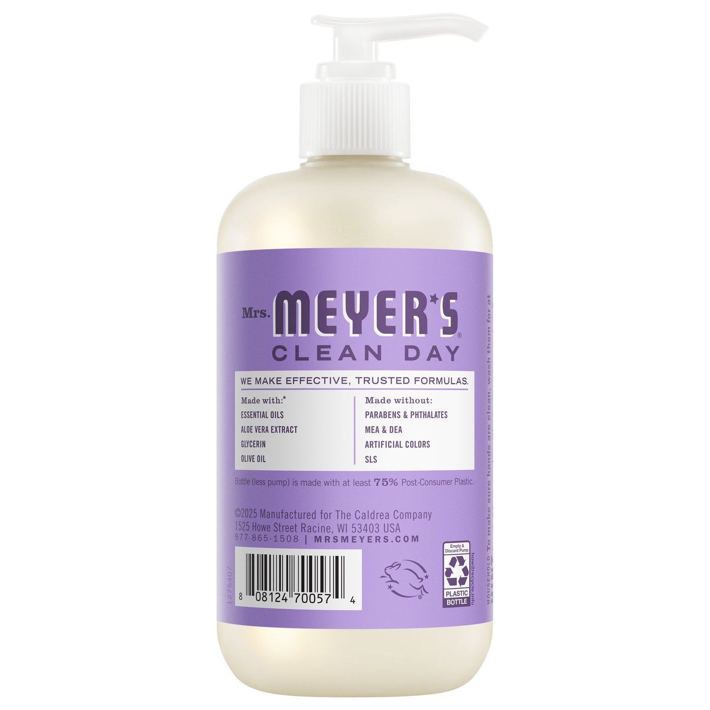 Mrs. Meyer's Clean Day Lilac Liquid Hand Soap Home Essential