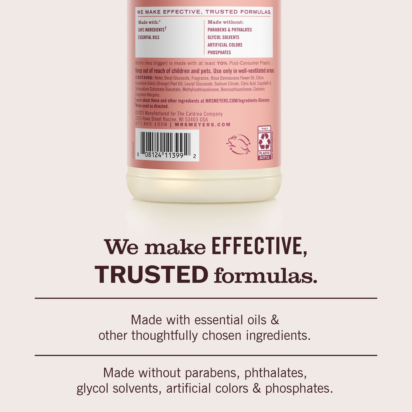 Mrs. Meyer's Clean Day Rose Multi-Surface Cleaning Spray
