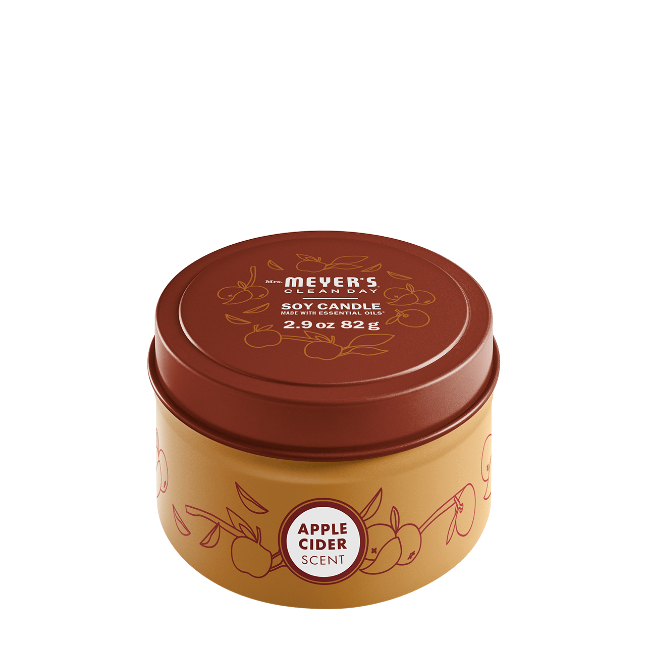 Mrs. Meyer's Clean Day Apple Cider Scented Tin Candle