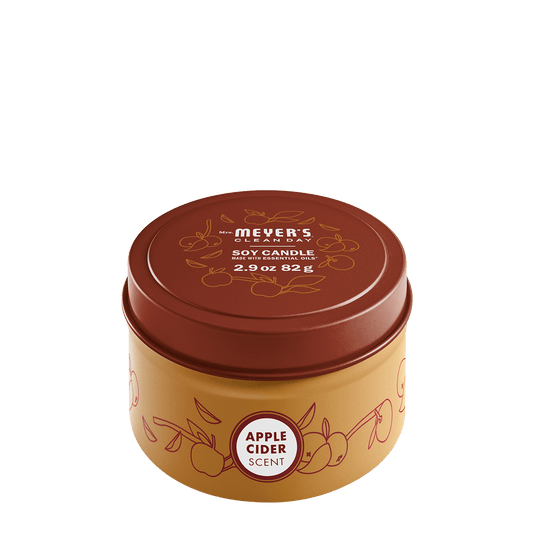 Mrs. Meyer's Clean Day Apple Cider Scented Tin Candle