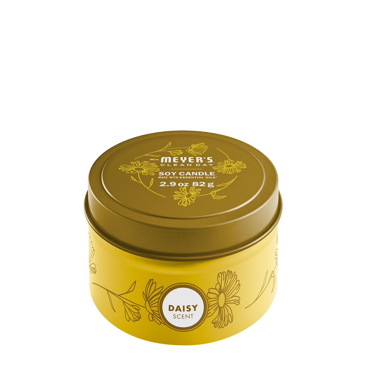 Mrs. Meyer's Clean Day Daisy Scented Tin Candle