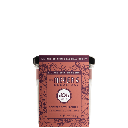 Mrs. Meyer's Clean Day Fall Leaves Large Soy Candle