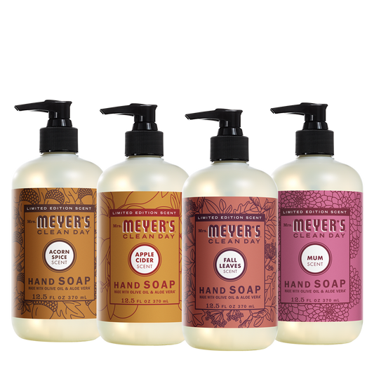Mrs. Meyer's Clean Day Fall Seasonal Hand Soap Fresh Home Collection