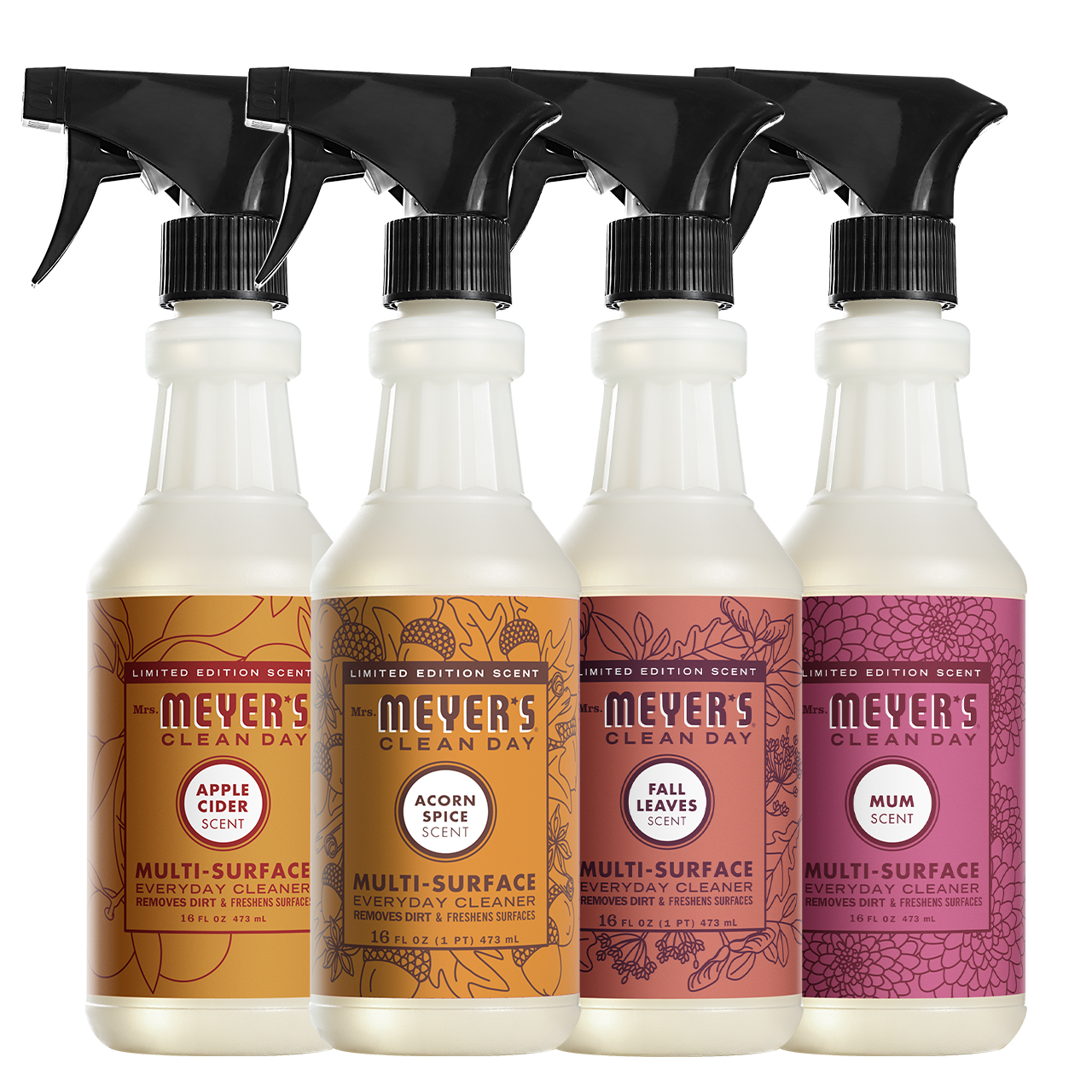 Mrs. Meyer's Clean Day Fall Seasonal Multi-Surface Cleaning Spray Collection