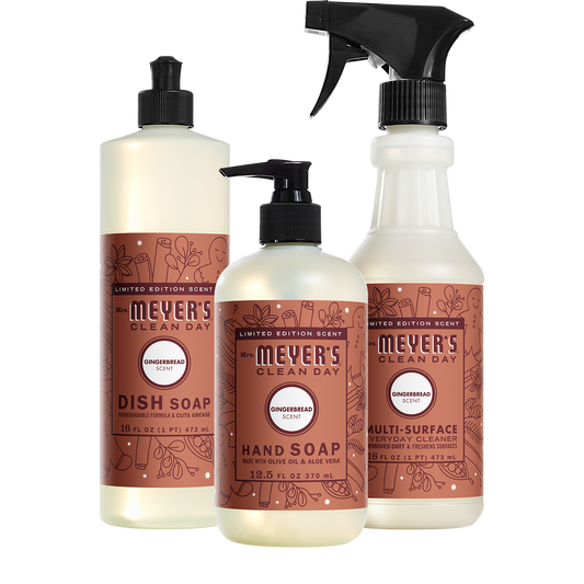 Mrs. Meyer's Clean Day Gingerbread Kitchen Basics Starter Set