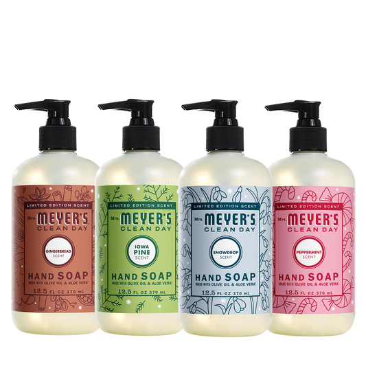 Mrs. Meyer's Clean Day Holiday Seasonal Hand Soap Fresh Home Collection