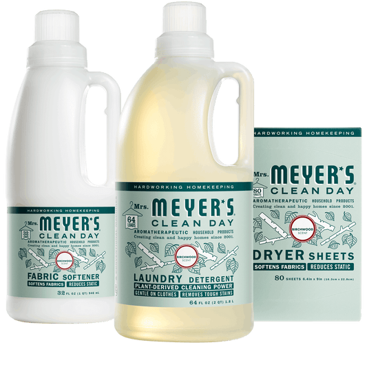 Mrs. Meyer's Clean Day Birchwood Laundry Set Gift-Ready