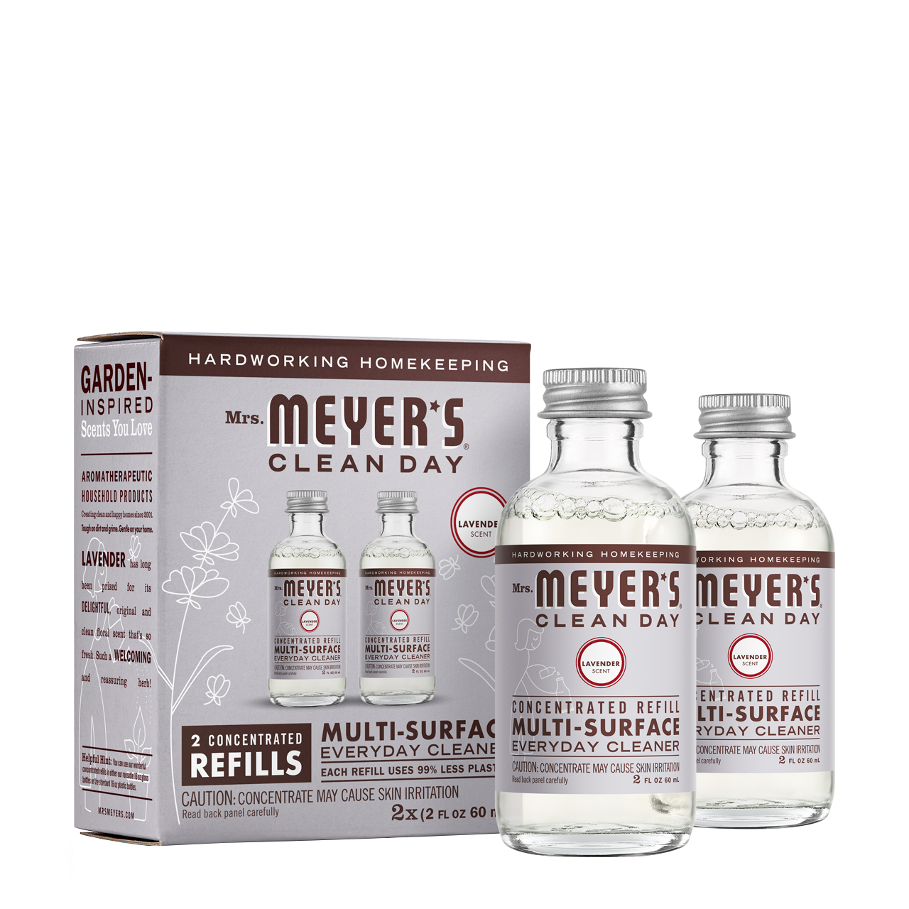 Mrs. Meyer's Clean Day Lavender Multi-Surface Concentrate Refill 2-Pack