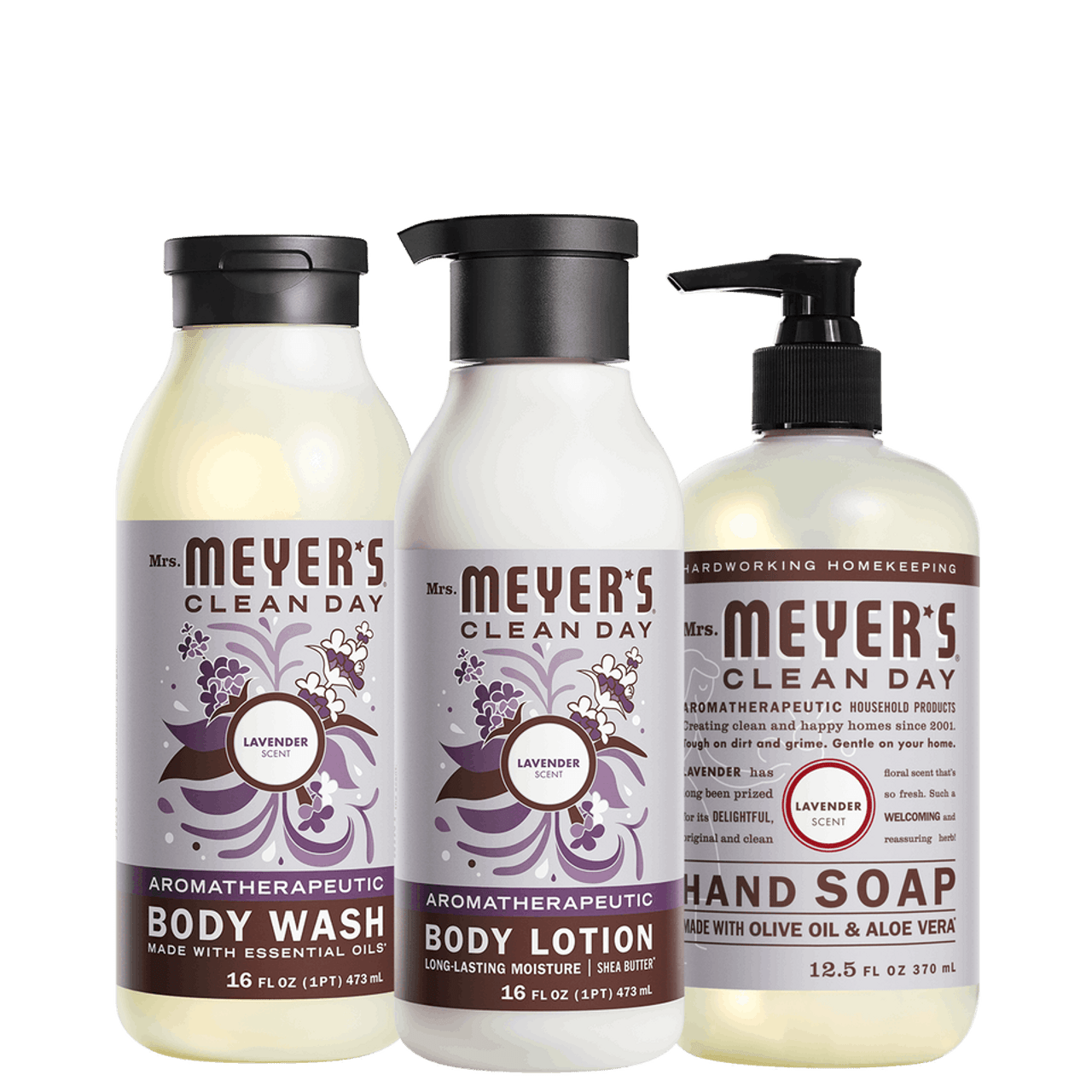Mrs. Meyer's Clean Day Lavender Personal Care Set Gift-Ready
