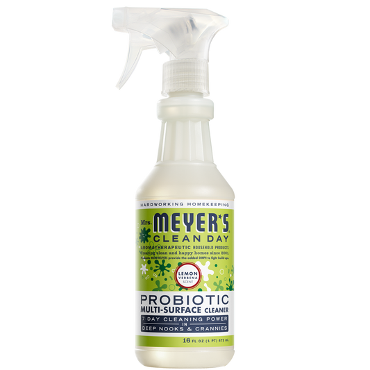 Mrs. Meyer's Clean Day Lemon Verbena Probiotic Multi-Surface Cleaner Home Essential