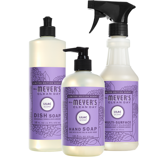 Mrs. Meyer's Clean Day Lilac Kitchen Basics Starter Set