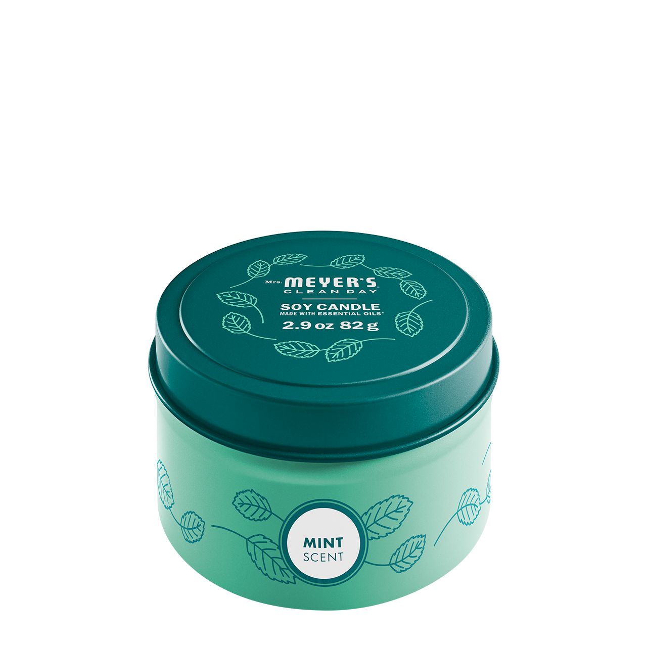 Mrs. Meyer's Clean Day Mint Scented Tin Candle