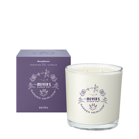 Mrs. Meyer's Clean Day Moonflower Garden Heirloom Candle Home Essential