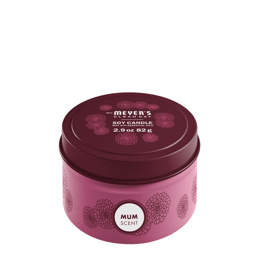 Mrs. Meyer's Clean Day Mum Scented Tin Candle