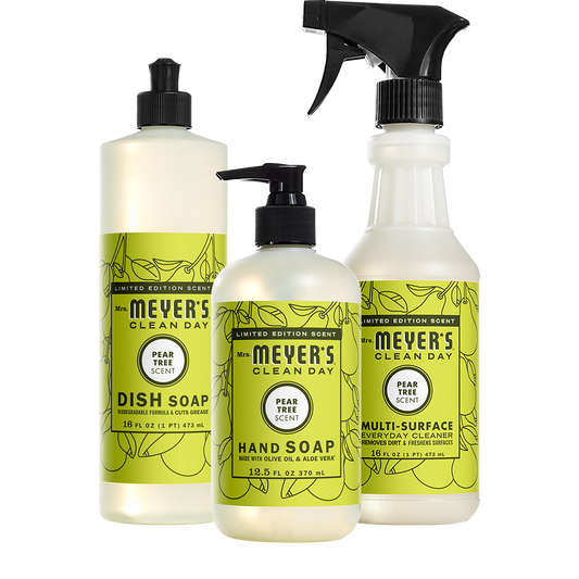Mrs. Meyer's Clean Day Pear Tree Kitchen Basics Starter Set