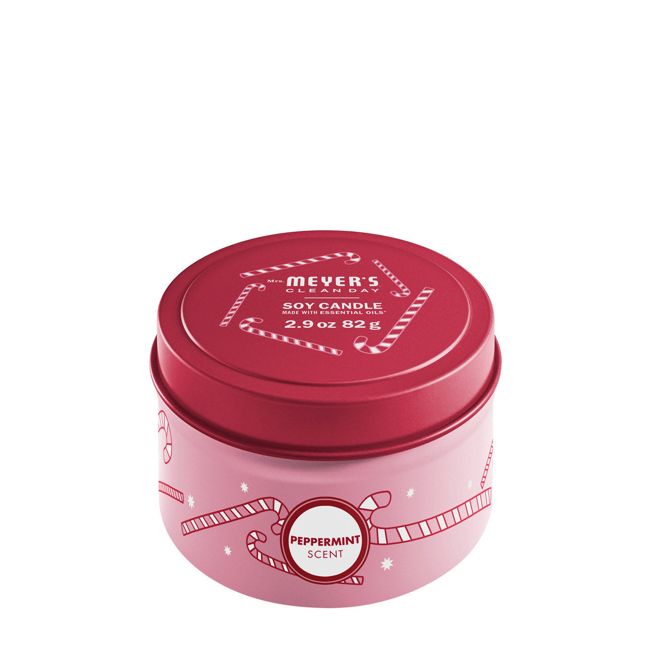 Mrs. Meyer's Clean Day Peppermint Scented Tin Candle