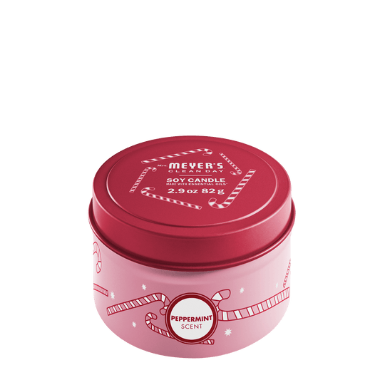 Mrs. Meyer's Clean Day Peppermint Scented Tin Candle