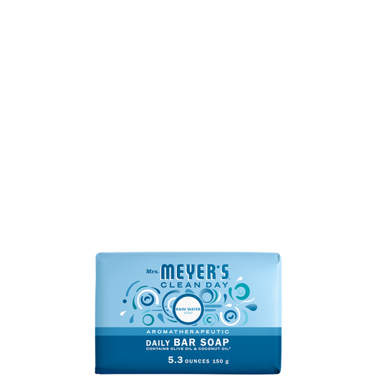 Mrs. Meyer's Clean Day Rain Water Daily Bar Soap Home Essential