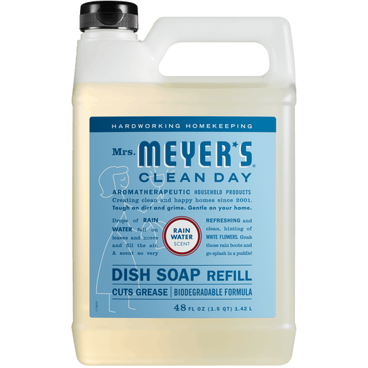Mrs. Meyer's Clean Day Rain Water Dish Soap Refill Home Essential