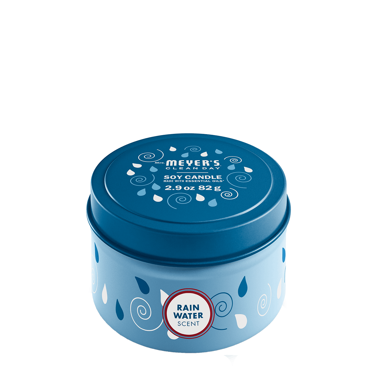 Mrs. Meyer's Clean Day Rain Water Scented Tin Candle